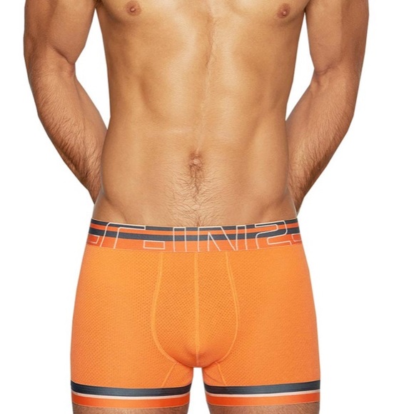 NWT C-IN2  2 Boxers  ZEN BOXER,Navy Blue/Orange - Picture 3 of 14